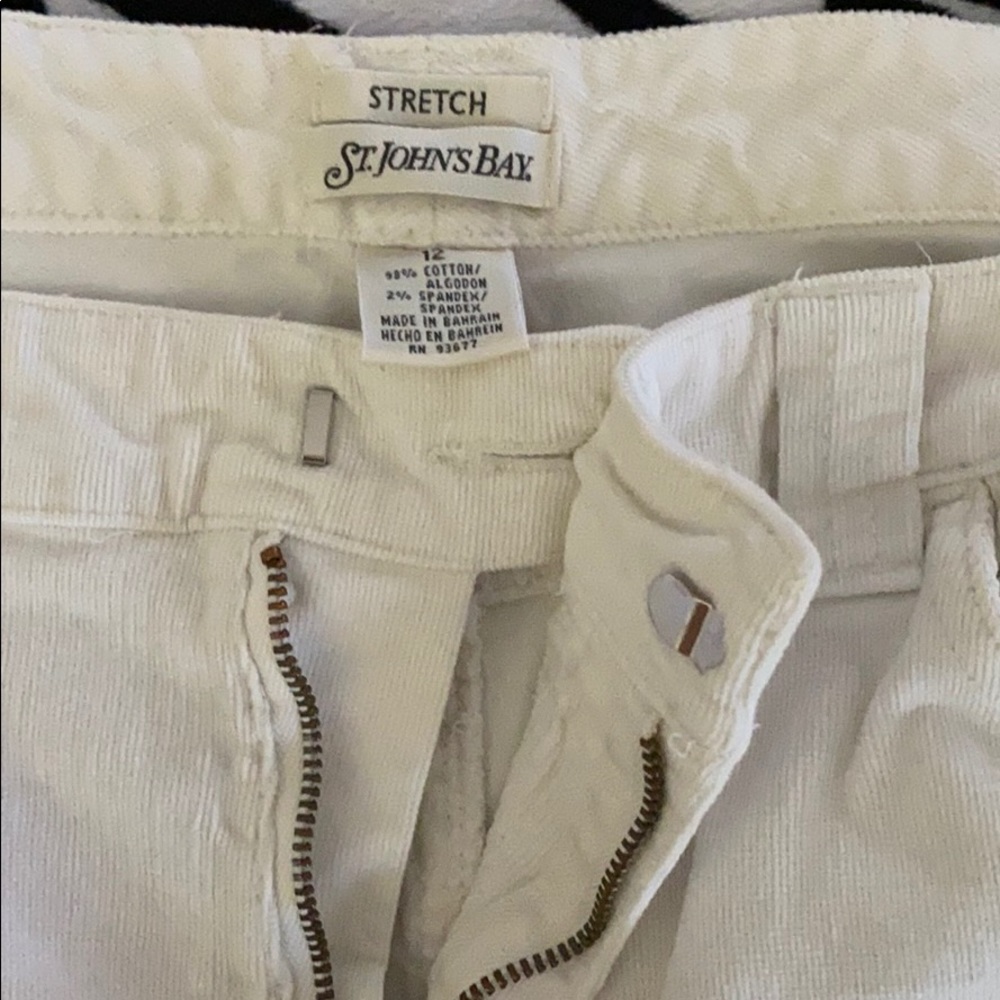 St. John’s Bay Ivory Corduroy Pants